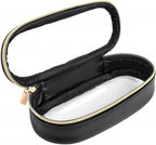 Clear Makeup Bag Small, TSA Approved Portable Toiletry Bag by FFpaw