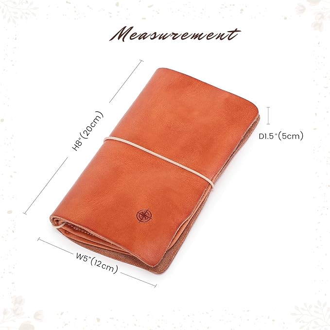 Genuine Leather Nomad Organizer Travel Wallet | Women's Wallet Clutch Passport - Image 7