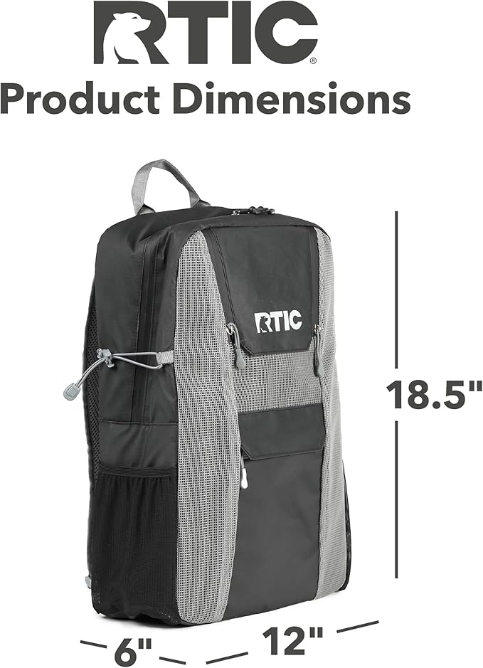 RTIC Chillout 24 Can Backpack Cooler Insulated Portable Soft Cooler Bag - Image 4