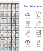 35 Pockets Over the Door Shoe Organizer, Hanging Shoe Organizer - Image 7