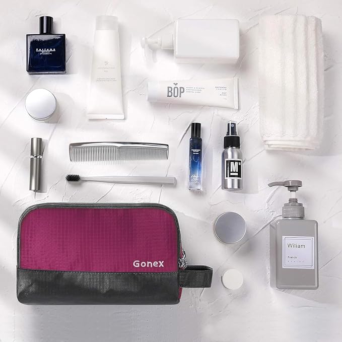Gonex Travel Toiletry Bag Nylon, Cosmetic Makeup Bag - Image 6