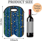 Neoprene Wine Tote, Bottle Carrier Gag Insulating Neoprene Thicker, Insulated - Image 2