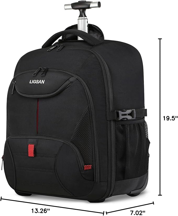 Rolling Backpack, Large Backpack - Image 7