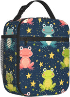 Frog Insulated Lunch Box for Women Men Frog Lunch Bag for Travel, or Fishing - Image 2