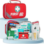 General Medi 2-in-1 First Aid Kit + 43 Piece Mini First Aid Kit -Includes Ice by GeneralMedi