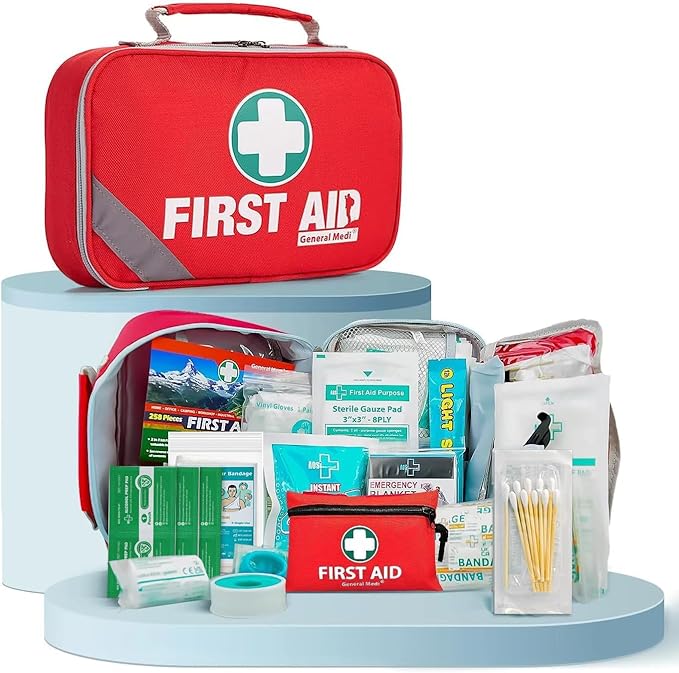 General Medi 2-in-1 First Aid Kit + 43 Piece Mini First Aid Kit -Includes Ice by GeneralMedi