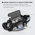 40L Travel Duffle Bag, 4-in-1 Large Gym Bag - Image 5