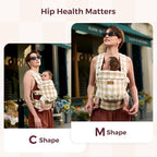 Momcozy Baby Carrier with Natural Cotton Linen, Built to Last, Ergonomic Design - Image 6