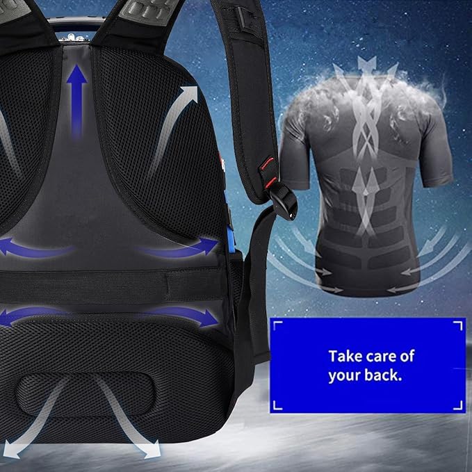 SHRRADOO Extra Large 50L Travel Laptop Backpack - Image 6