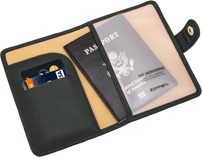 ZOPPEN Passport Holder Women, Passport Cover Travel Wallet Rfid Blocking - Image 3