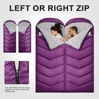 Sleeping Bags for Adults Cold Weather, Waterproof, Lightweight Camping Sleeping - Image 3