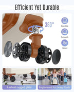 LIGHT FLIGHT Luggage Sets, 3 Piece Durable Suitcase Set - Image 4