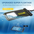 Large Waterproof Phone Pouch Floating, Phone Case Friendly, IP68 Waterproof - Image 5
