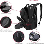 Swissdigital Design Travel Laptop Backpack, College Backpack - Image 5