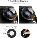 Uten Automatic Double Watch Winder Box, Luxury Wooden Storage Case - Image 3