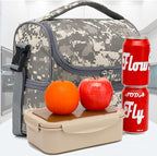 FlowFly Kids Double Decker Cooler Insulated Lunch Bag Large Tote - Image 8