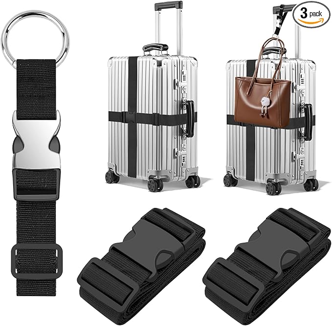 BILIONE 3Pcs Luggage Straps Set by BILIONE