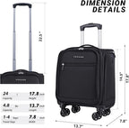 Verage Underseat Carry On Luggage - Image 3