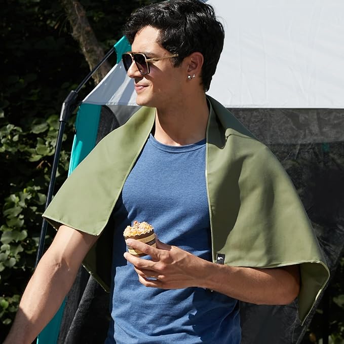 Rainleaf Microfiber Towel Perfect Travel & Gym & Camping Towel. Quick Dry - Image 7