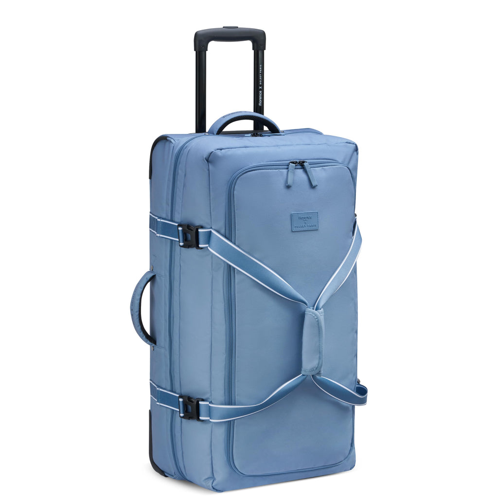 On A Roll Two Wheel Rolling Travel Duffle Bag (28 Inch / Zinc Blue)
