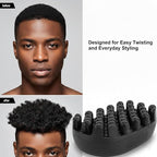 Twist King Hair Sponge Alternative, Rubber Curling Brush for Afro Hair, Washable Twist Styling Tool for Curly, Rubber Sponge for Men and Women, Barber Styling Tool