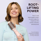 Wavytalk Dual Voltage Hair Dryer Brush for Europe and International Travel, 110V-240V Mini Jet Brush, Ionic Hair Dryer Brush Reduces Damage, Anti-Frizz Straight Hair, Curls and Blowouts, Volumizing