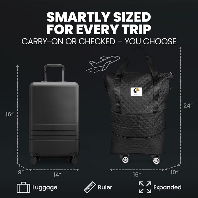 ISOKE Foldable Travel Duffel Bag - Image 3