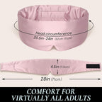 Zenssia Satin Sleep Mask for Women and Men, Lightweight Padded Eye Mask - Image 7