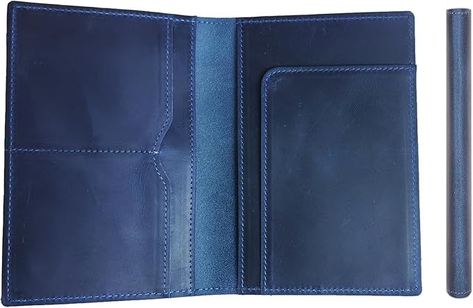 STAR VISTA Albatross Leather Travel Passport Holder, Minimalist Design by STARVISTA
