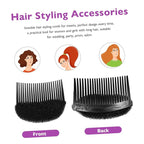 FRCOLOR 18pcs Sponge Hair Shaper Comb for Women Styling Tools Appliances Braids Hair Accessories Bun Maker Tool