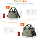 Lifewit Medium Lunch Bag Insulated Lunch Box Soft Cooler Cooling Tote - Image 3