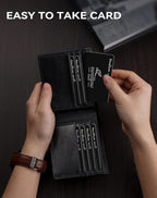 Swallowmall Mens Wallet Rfid Blocking Leather Wallet - Image 6