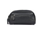 10" Premium Leather Toiletry Travel Pouch - Image 2