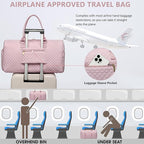 Women Duffle Weekender Travel Bag: Large Duffel Bags - Image 7