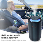Air Oil Diffuser for Home Waterless Essential Oil Diffuser, Rechargeable USB Aromatherapy Scent Diffuser with LED Lights, Home Fragrance Diffuser for Room, Studio, Office, Bedroom-Black