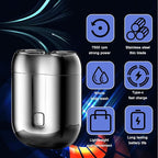2025 New Model Mini Dual-Head Electric Shaver, Electric Mini Portable Razor - Image 6
