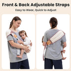 Baby Carrier Newborn to Toddler, Baby Sling Carrier, Toddler Carrier 25-60 lbs - Image 7