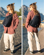 WATERFLY Crossbody Sling Backpack Sling Bag Travel Hiking Chest Bag Daypack - Image 7