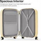mixi 20 Inch Carry On Luggage PC Hardside Suitcases - Image 3