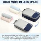 BAGAIL 6 Set/4 Set Lightweight Compression Packing Cubes - Image 6
