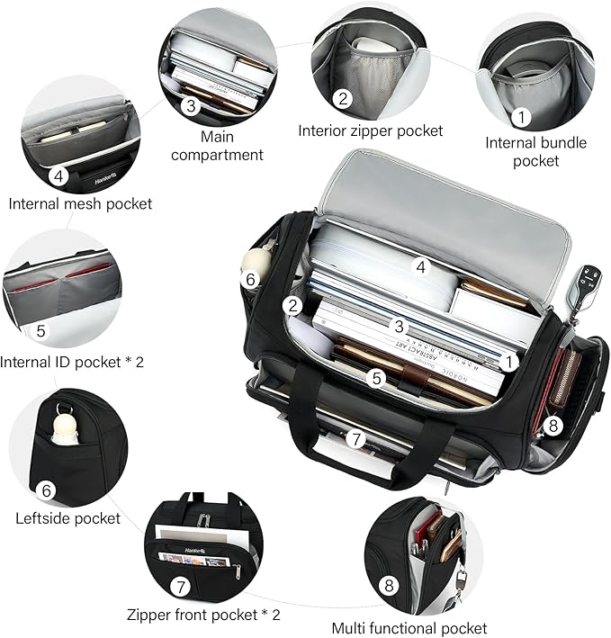 Hanke Underseat Carry On luggage Bags - Image 3