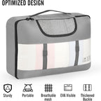 Veken 10 Set Packing Cubes for Travel Essential, Suitcase Organizer Bags in 4 - Image 4