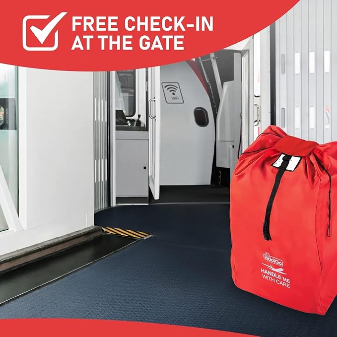 Travel Stroller Bag for Airplane, Fits Most Large, Jogging Strollers, Waterproof - Image 7