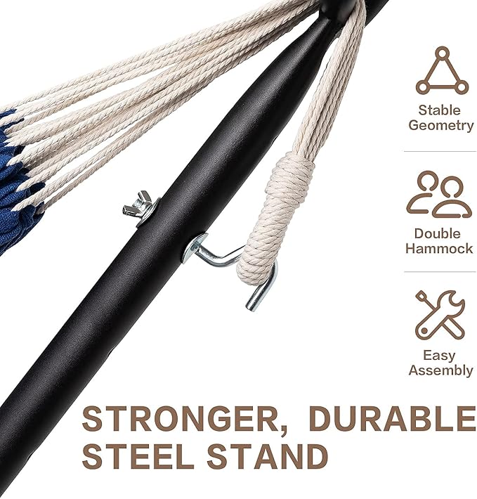 PNAEUT Double Hammocks with Stand - Image 5