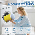 Shoe Washing Machine Bag 2PCS, Reusable Durable Zipper Laundry Bag Shoe Washing - Image 2