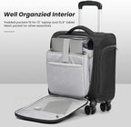 Coolife Underseat Carry On Luggage Suitcase Softside Lightweight Rolling Travel - Image 2