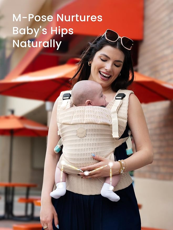 Grownsy Baby Carrier Newborn to Toddler, Ergonomic & Cozy Wraps - Image 5