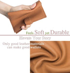 Leather RFID Passport Holder for Travel – Slim Passport Wallet for Women & Men - Image 3