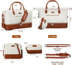 Weekender Bag for Women, Travel Duffel Bag Carry On Overnight Bag - Image 5