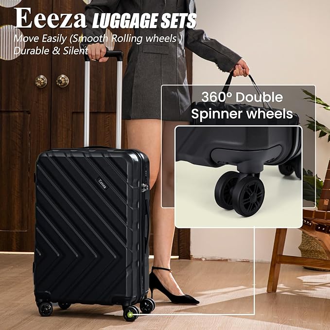 Luggage Sets 3 Piece, Suitcases - Image 4
